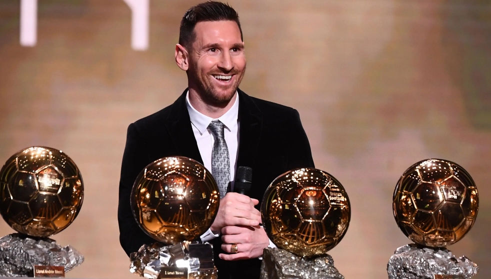 Messi has won eight Ballon d'Or