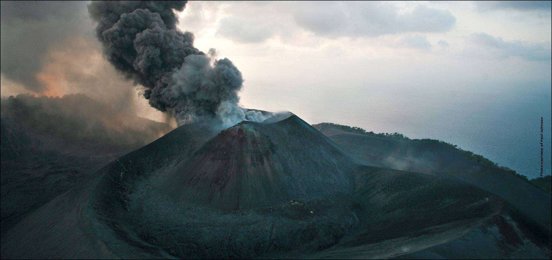 The only active volcano in India, the Barren Island, is present in Andaman Islands