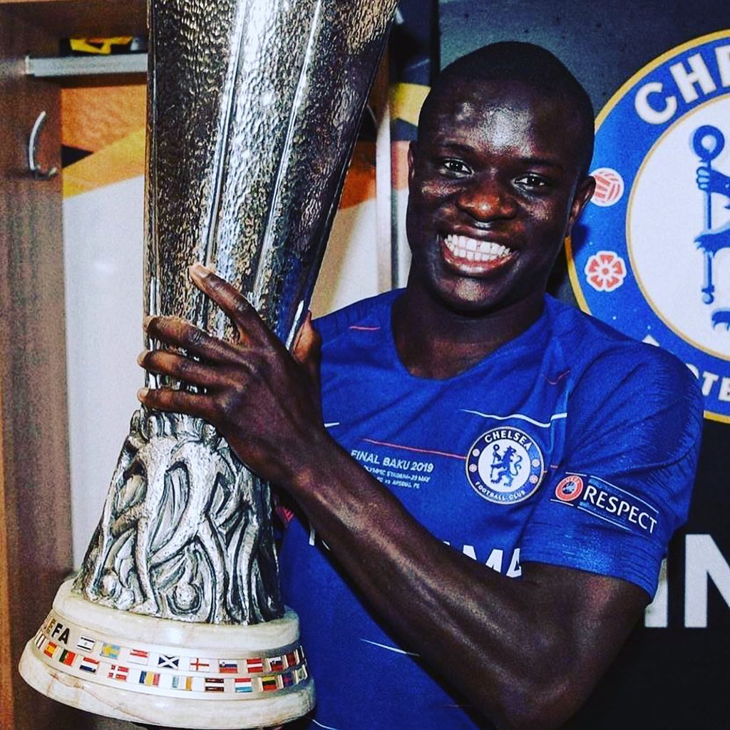 N'Golo Kanté Chelsea fc New Trophy