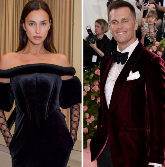 Tom Brady (right) and his rumored Supermodel Irina Shayk (left)