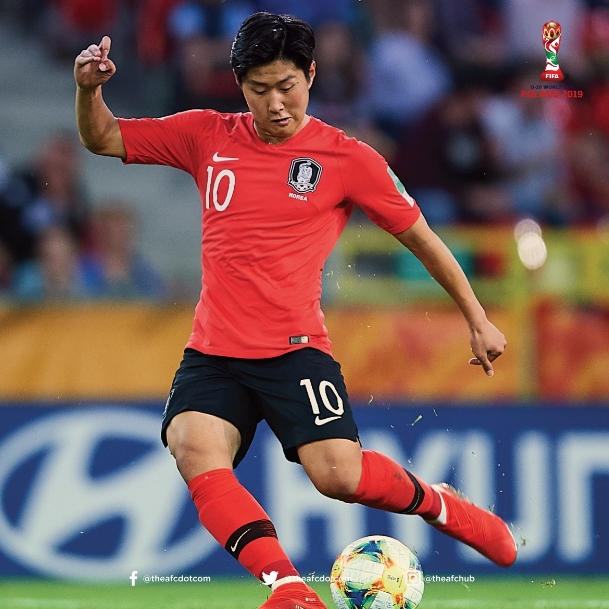 South Korean Footballer, Kang In Lee