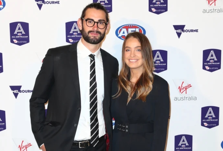 Brodie Grundy is currently in a relationship with Rachael Wertheim