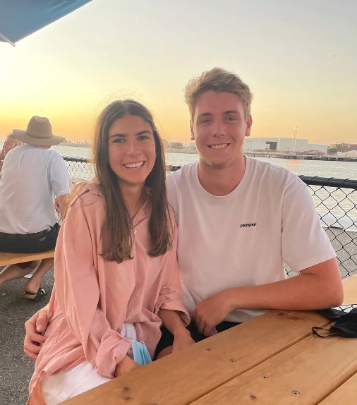 Cameron Green and his girlfriend, Emily Redwood