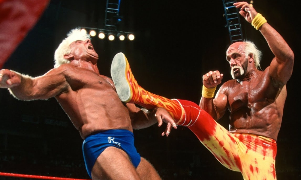 Retired Professional Wrestler, Hulk Hogan Fighting Against The Opponent