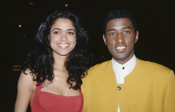 Tracey Edmonds with her ex-husband, Babyface