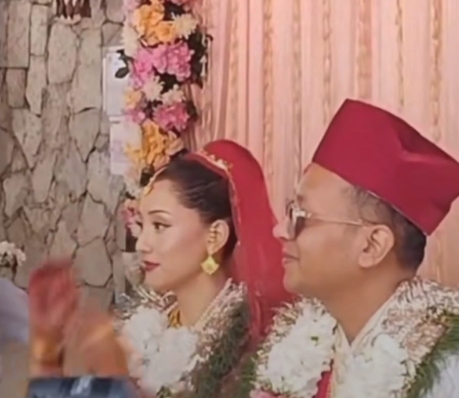 Popular Nepali Singer Dr. Trishala Gurung gets married with Musician Rohit Shakya