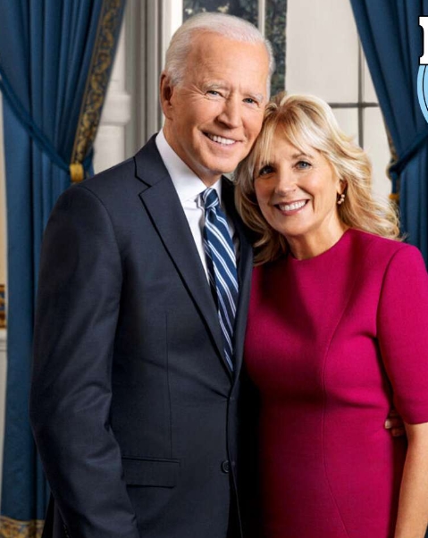 Jill Biden and her husband, Joe Biden