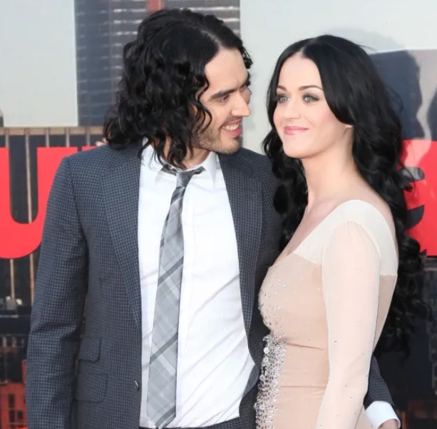 Russell Brand and his wife, Laura Gallacher