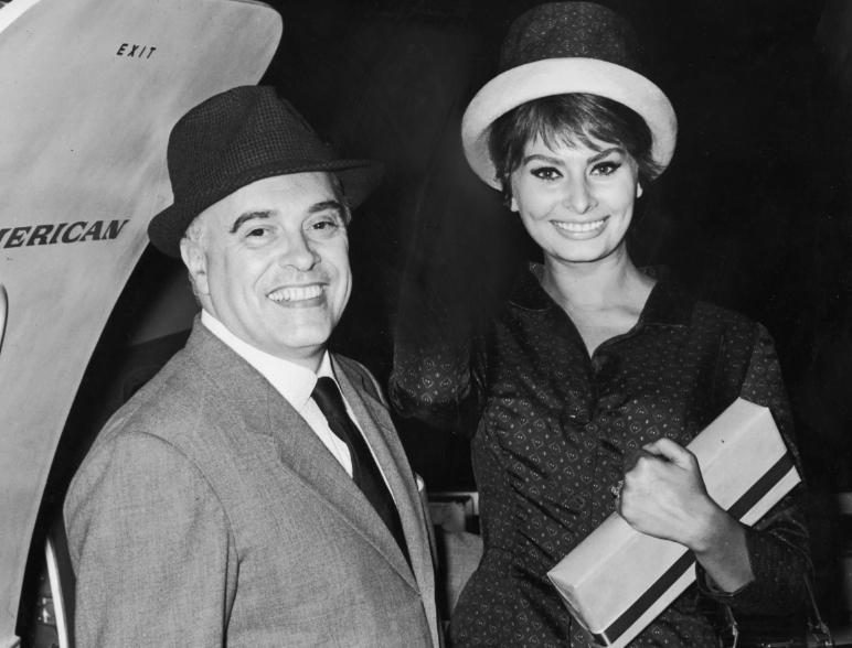 Sophia Loren and her late husband, Carlo Ponti