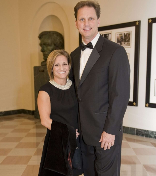 Mary Lou Retton with her ex-husband, Shannon Kelley