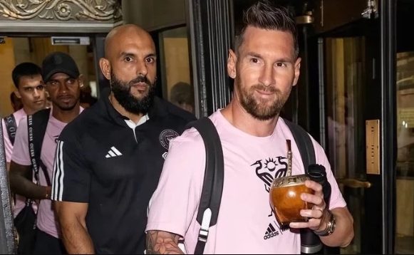 Yassine Chueko, Personal Bodyguard for Lionel Messi