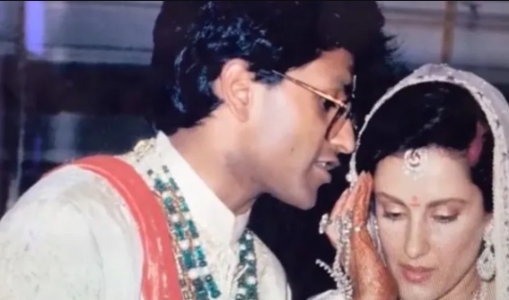 Lalit Modi and his ex-wife, Mina Aswani