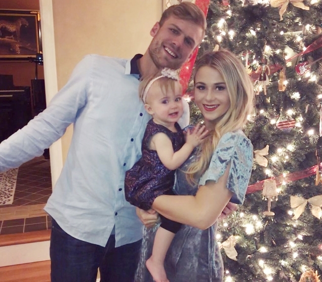 Christina Mandrell with her ex husband, Blake Dennis and their daughter