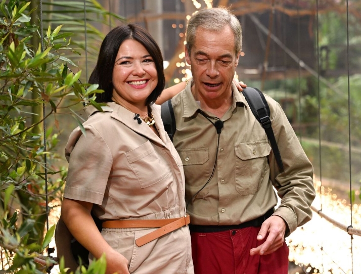 Laure Ferrari and her boyfriend, Nigel Farage