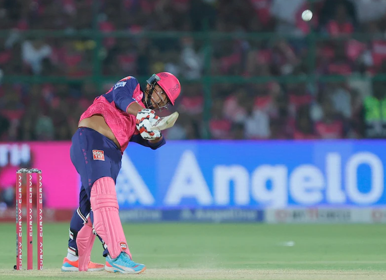 Vaibhav Suryavanshi in action for RR vs LSG in an IPL 2025 match